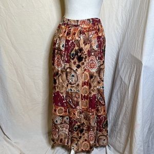 Kim Rogers Printed Maxi Skirt